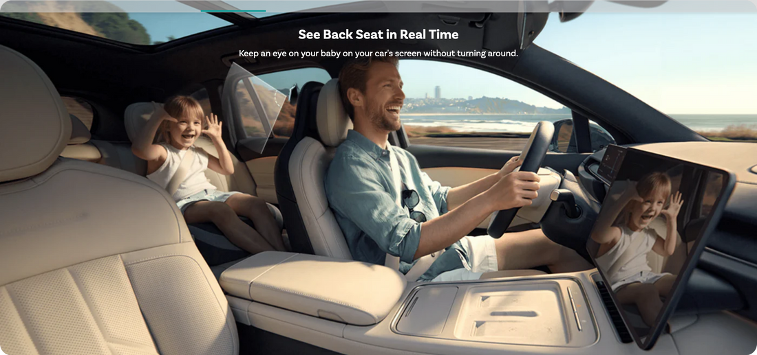 How to Safely Check on Your Baby While Driving